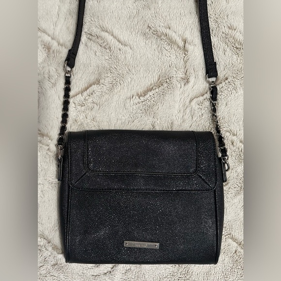 Nine West Black Pebble Crossbody Purse - Picture 2 of 8